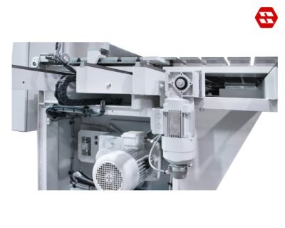 Tischpositionierung über Kugelrollspindel