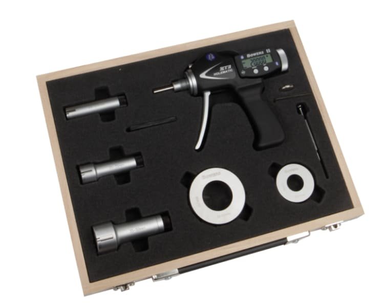 BOWERS XT3 DIGITAL PISTOL GRIP BORE GAUGE SET WITH BLUETOOTH METRIC 1