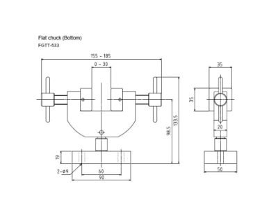 Heavy Duty Flat Chuck Tensile Grip 3