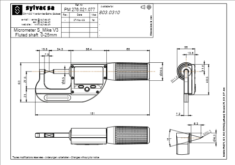 MICROMETER S MIKE PRO POINT SPHERICAL