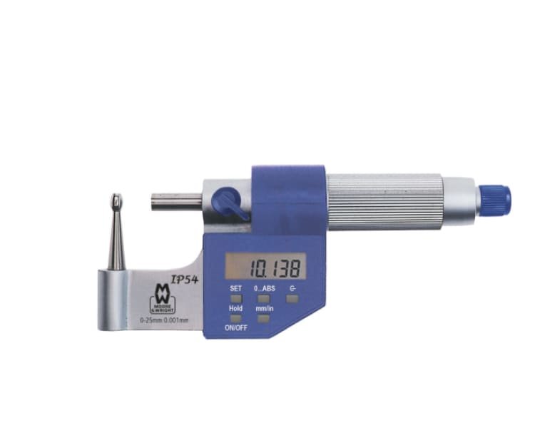 MOORE AND WRIGHT DIGITAL TUBE MICROMETER 255 DDL SERIES 1