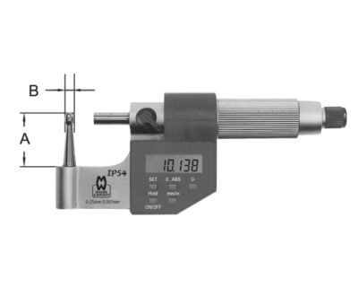 MOORE AND WRIGHT DIGITAL TUBE MICROMETER 255 DDL SERIES 2