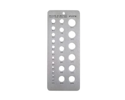 MOORE AND WRIGHT TRADITIONAL DRILL & STANDARD WIRE GAUGES