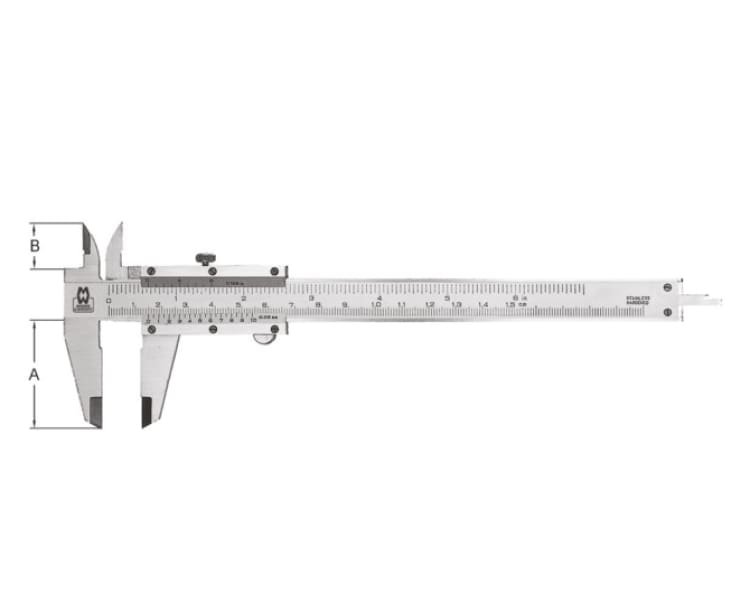 MOORE AND WRIGHT WORKSHOP VERNIER CALIPER 100 SERIES 2 MOORE AND WRIGHT WORKSHOP VERNIER CALIPER 100 SERIES 2