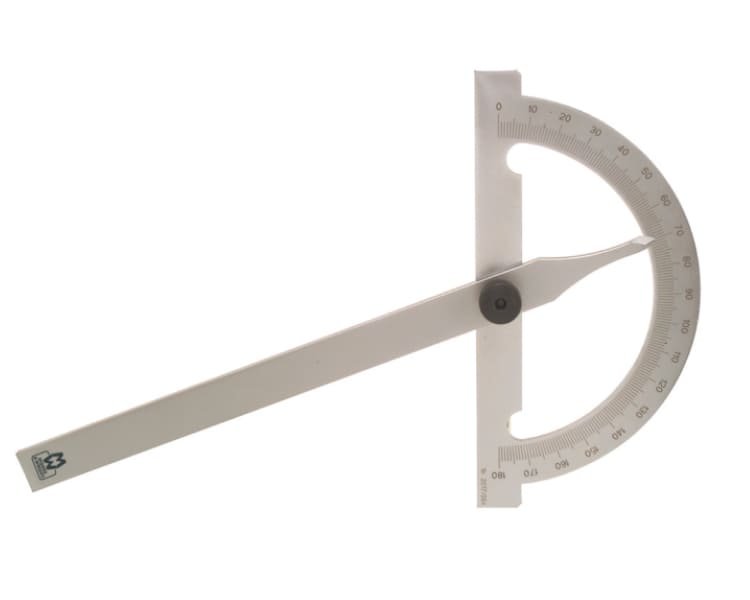 MOORE & WRIGHT PROTRACTOR WITH RULE, 946 SERIES