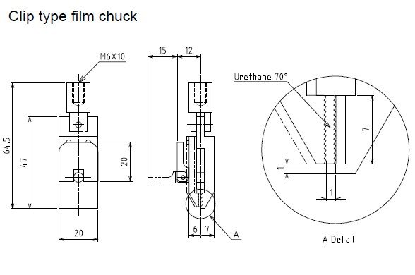 dimensions Quick Release Film Grip