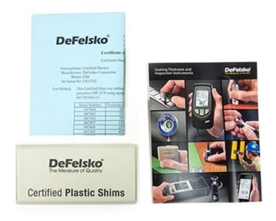 DeFelsko Certified Plastic Shims (STDCSS / STDCS set)