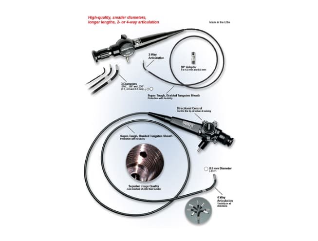 Hawkeye Blue Flexible Borescopes (1) Hawkeye Blue Flexible Borescopes