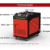 MRJ Laser 2000W Continuous Fiber Laser Cleaning Machine