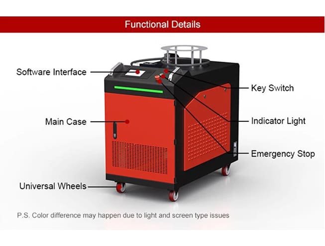MRJ Laser 2000W Continuous Fiber Laser Cleaning Machine MRJ Laser 2000W Continuous Fiber Laser Cleaning Machine