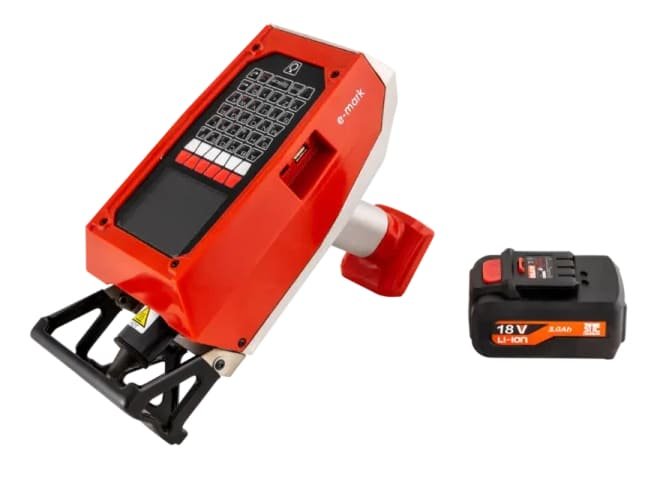 SIC Marking E-Mark Cordless Portable Dot-Peen Marking Machine SIC Marking E-Mark Cordless Portable Dot-Peen Marking Machine