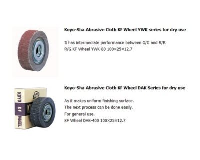 Koyo-Sha Abrasive Cloth Wheel KF series