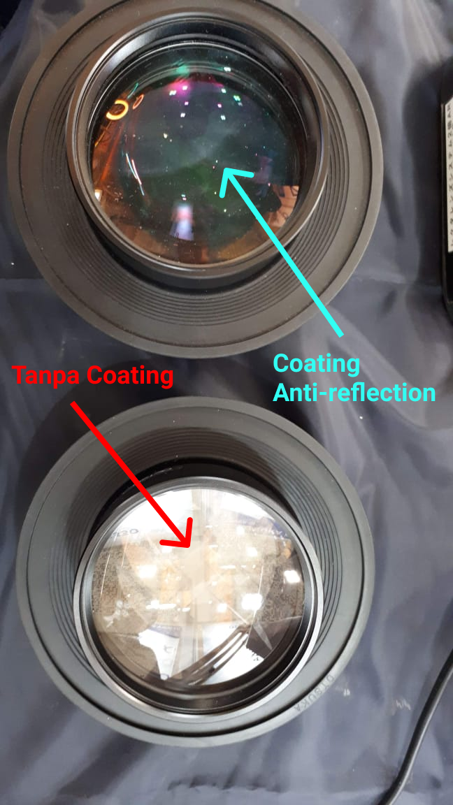 Coating AR dan Tanpa Coating